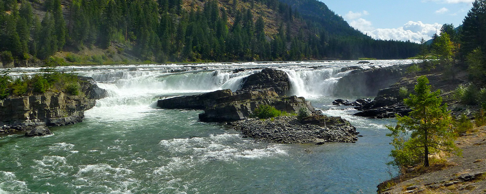 Kootenai Falls on the Kootenay River, Lincoln County, Montana