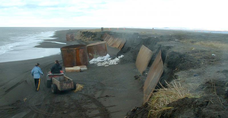 Photo of the airstrip in Kivalina, Alaska