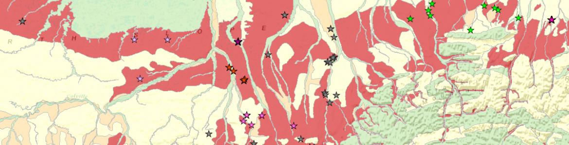 Screen capture from North Slope Science Initiative-Permafrost Data